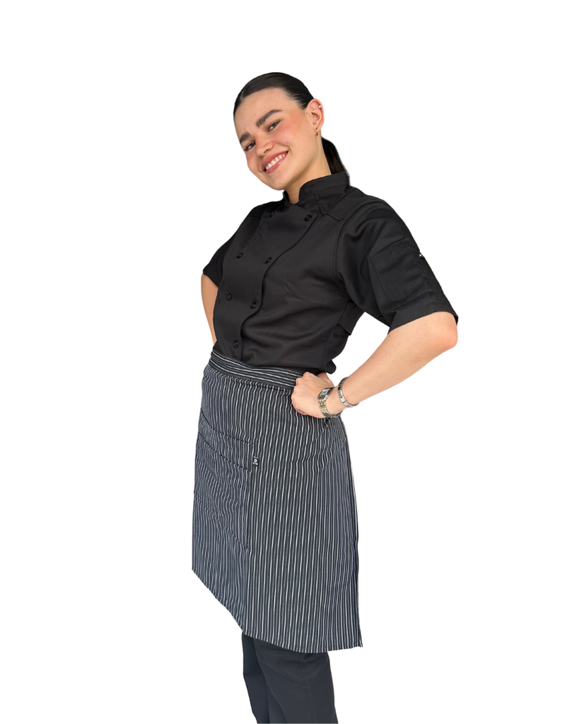 zittro Medio Mandil Delantal Chef Rayas. R92302-010