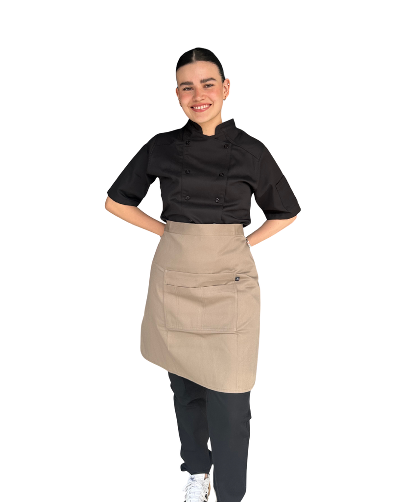 zittro Medio mandil delantal chef Canela. R92351-223