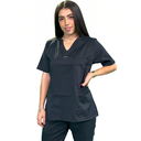 zittro Filipina Médica Stretch Mujer Negro