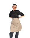 zittro Medio Mandil Delantal Chef Unisex Canela