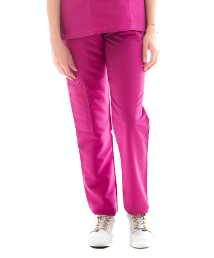 [M81201 550 ECH] zittro Pantalón Médico Stretch Recto Mujer Bugambilia (ECH)