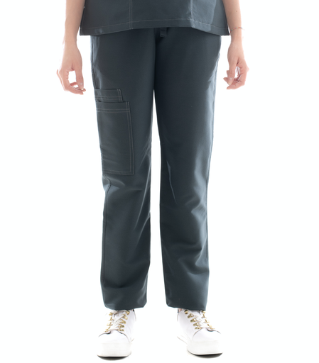 [M81201 000 ECH] zittro Pantalón Médico Stretch Recto Mujer Oxford (ECH)