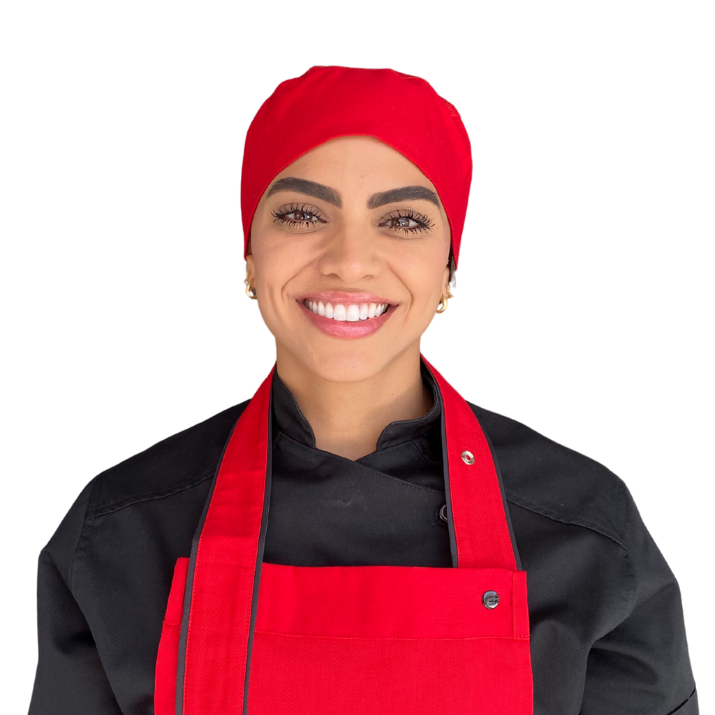 [R93302-600] zittro Cofía De Cocina Chef Roja Unisex